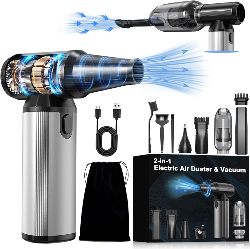 Vacuum & Air Duster 2-in-1