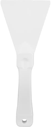 SPARTA Polypropylene Scraper Tool Food Safe Scraper for Removing Caked-On Residue in Commercial Kitchens, Plastic, 7.82 x 3 Inches, White (Pack of 6) by SPARTA