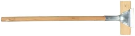 TrueCraftware- 27" Pizza Oven Brush with Scraper Long Wooden Handle Black Metal Wire Brush Pizza Stone Cleaner Commercial Grill BBQ Wood Fired Oven Tool - Image 4