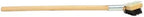 TrueCraftware- 27" Pizza Oven Brush with Scraper Long Wooden Handle Black Metal Wire Brush Pizza Stone Cleaner Commercial Grill BBQ Wood Fired Oven Tool - Image 3