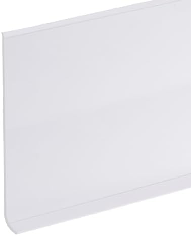 HARFINGTON 20ft x 6" Baseboard Trim Peel and Stick Wall Flexible Molding Trims, Self Adhesive PVC Cove Base Baseboards for Walls Corner, White by HARFINGTON