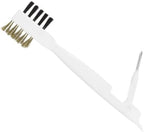 Gas Stove Cleaning Brush Ergonomic Pot Pan Bottom Brush for Crevice Cleaning Durable Wire Design for Stoves Sinks and Tiles by TOVINANNA