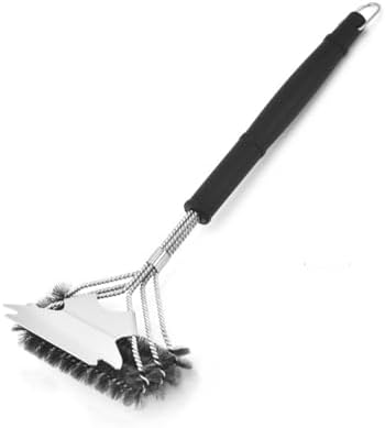 Stainless Steel Cleaning Brush, Kitchen Cleaning Tools, Pot Bottom Cleaning, Steel Wire Brush with Shovel, Steel Wire Brush for Oven Barbecue mesh by Unknown
