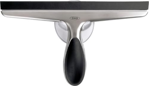 OXO Good Grips Stainless Steel Squeegee - All-Purpose for Bathroom, Glass Shower Doors, Mirrors, Tiles, Countertops and Car Windows - Streak Free by Unknown