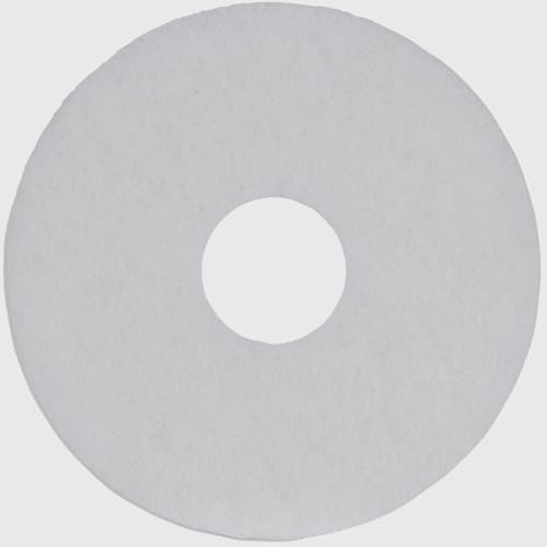 MVP Base Hit Premium White Buff Polish 12" Floor Pad (Box of 5) by Sanico