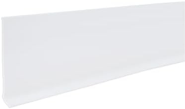 MD Building Vinyl Wall Base, Snow White, 4in x 48in by M-DBuildingProducts