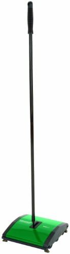 BISSELL BigGreen Commercial BG23 Sweeper with 2 Nylon Brush Rolls, 7-1/2" Cleaning Path, Green, 8.5" - 12" by BISSELLCommercial