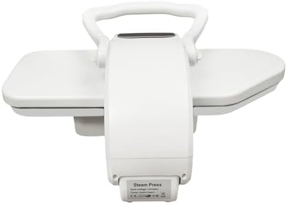 26" Large Steam Iron Press with LED Touch Screen, 1600W 110V Steam Digital Iron Press, 5 Fabric Settings, 194-392 °F Temperature Adjustment - Image 5
