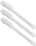 Cabilock Brush Featuring with Oven 5pcs Cleaning Handle and Microwave Ergonomic Angled Head, White Plastic for Daily Microwave Maintenance Stiff Kitchen Countertop by cabilock