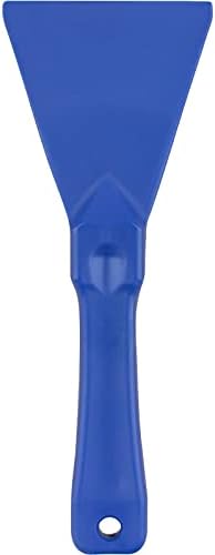 SPARTA Polypropylene Scraper Tool Food Safe Scraper for Removing Caked-On Residue in Commercial Kitchens, Plastic, 7.82 x 3 Inches, Blue by SPARTA