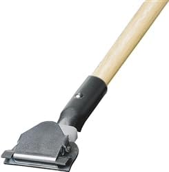 Industrial Dust Mop Kit – Includes 48 Inch Blue Twisted Closed Loop Mop Head, Wood Handle, and Heavy-Duty Wire Frame – Commercial Grade for Janitorial & Facility Cleaning - Image 4