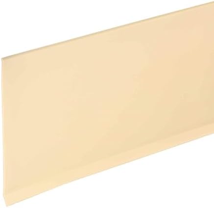 HARFINGTON 20ft x 6" Baseboard Trim Peel and Stick Wall Flexible Molding Trims, Self Adhesive PVC Cove Base Baseboards for Walls Corner, Beige by HARFINGTON