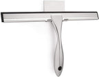 Hiware All-Purpose Shower Squeegee for Shower Doors, Bathroom, Window and Car Glass - Stainless Steel, 14 Inches by HIWARE