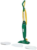 Bissell Commercial-BGST1566 Steam Mop Power Steamer, 12.5" wide, comes with Two soft pads for every day and one scrubby pad for heavy messes,Green by BISSELLCommercial