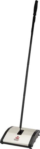 Bissell Natural Sweep Carpet and Floor Sweeper with Dual Brush Rotating System and 2 Corner Edge Brushes, 92N0A, 4.2 lb. by BISSELL