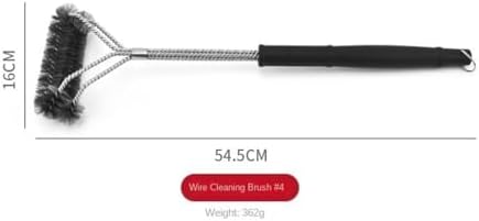 Stainless Steel Cleaning Brush, Kitchen Cleaning Tools, Pot Bottom Cleaning, Steel Wire Brush with Shovel, Steel Wire Brush for Oven Barbecue mesh - Image 3