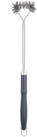 SUNRISE Fryer Brush with Long Handle (Stainless Steel with Plastic Handle, Single Brush) by Unknown