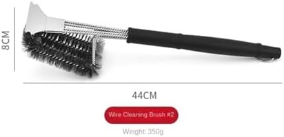 Stainless Steel Cleaning Brush, Kitchen Cleaning Tools, Pot Bottom Cleaning, Steel Wire Brush with Shovel, Steel Wire Brush for Oven Barbecue mesh - Image 3