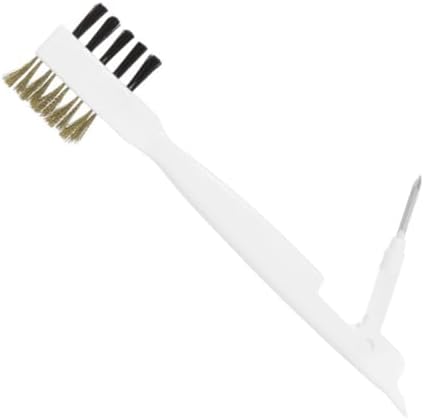 Kitchen Scrub Brush for Gas Stove Crevices, White PP by Unknown