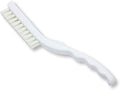 SPARTA Detail Brush Grout Brush, Crevice Brush with Hanging Hole for Bathroom, Kitchens, Countertop, Plastic, 9 Inches, White, (Pack of 6) by SPARTA