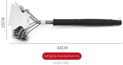 Stainless Steel Cleaning Brush, Kitchen Cleaning Tools, Pot Bottom Cleaning, Steel Wire Brush with Shovel, Steel Wire Brush for Oven Barbecue mesh - Image 3