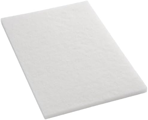 MVP Base Hit Premium White Buff Polish 14" x 28" - 5 Floor Pads by Sanico