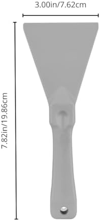 SPARTA Polypropylene Scraper Tool Food Safe Scraper for Removing Caked-On Residue in Commercial Kitchens, Plastic, 7.82 x 3 Inches, White - Image 5