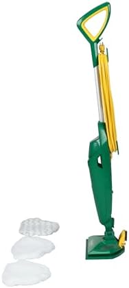 Bissell Commercial-BGST1566 Steam Mop Power Steamer, 12.5" wide, comes with Two soft pads for every day and one scrubby pad for heavy messes,Green - Image 3
