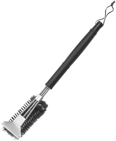 Stainless Steel Cleaning Brush, Kitchen Cleaning Tools, Pot Bottom Cleaning, Steel Wire Brush with Shovel, Steel Wire Brush for Oven Barbecue mesh by Unknown