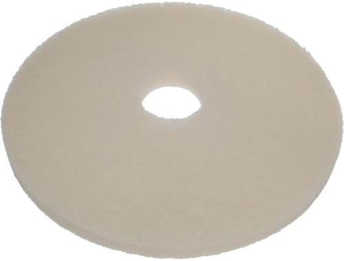 PRO SOURCE Floor Stripping Pads: 5 Pack, White Fine Polyester, 15" Diameter - Image 4