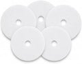 22 Inch White Floor Polishing Pads, 5 Pack, 23mm Thick Floor Machine Pads for Polishing, Buffing, Finishing and Floor Maintenance, for Rotary Machines, Buffers and Auto Scrubbers by NITODUR