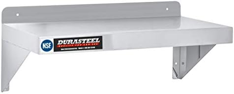 DuraSteel Stainless Steel Wall Shelf - 24" Wide x 12" Deep Commercial Grade - NSF Certified - Industrial Appliance Equipment (Restaurant, Bar, Home, Kitchen, Laundry, Garage and Utility Room) - Image 4