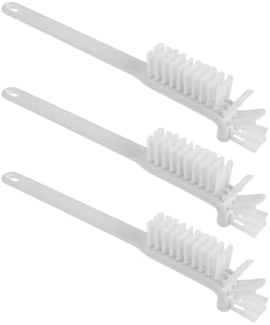 BESPORTBLE 5pcs Detail Cleaning Brush Set Ergonomic Handle Angled Head Microwave and Oven Cleaning Brush High-Temperature Resistant Plastic Stiff Bristle Durability Crevices Sink Edges by BESPORTBLE