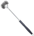 SUNRISE Fryer Brush with Long Handle (Stainless Steel with Plastic Handle, Double Brush) by Unknown