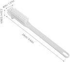 5pcs Microwave Oven Cleaning Brush with Angled Head, Plastic, White - Image 2