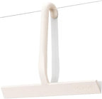 10 Inch Silicone Shower Squeegee for Glass Doors, Streak-Free, White by SCOPOW