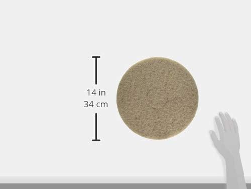 Tan Floor Maintenance Pads, Light Buffing, Cleaning & Scrubbing, 16" 5 Pack - Image 2