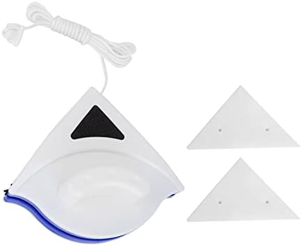 Double Sided Magnetic Window Cleaner, Triangular Design for Interior Exterior Glass Cleaning, Streak-Free Shine by POCREATION