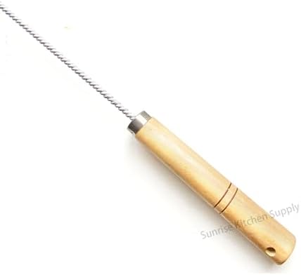 SUNRISE Fryer Brush with Long Handle (Stainless Steel, L Brush) - Image 4