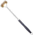 SUNRISE Fryer Brush with Long Handle (Brass with Plastic Handle, Single Brush) by Unknown