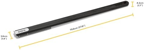 Ooni Wire Brush & Scraper – BBQ and Pizza Stone Cleaner, Grill Cleaner, Outdoor Cooking Tools, Barbecue Utensils - Long Handle - Image 4
