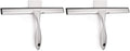 Hiware All-Purpose Shower Squeegee for Shower Doors, Bathroom, Window and Car Glass - Stainless Steel, 10 Inches (Pack of 2) by HIWARE