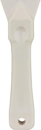 SPARTA Polypropylene Scraper Tool Food Safe Scraper for Removing Caked-On Residue in Commercial Kitchens, Plastic, 7.82 x 3 Inches, Tan, (Pack of 12) by SPARTA