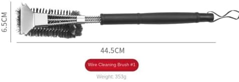 Stainless Steel Cleaning Brush, Kitchen Cleaning Tools, Pot Bottom Cleaning, Steel Wire Brush with Shovel, Steel Wire Brush for Oven Barbecue mesh - Image 3