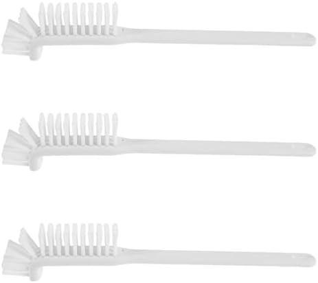 CLISPEED 5pcs Ergonomic Handle Microwave Oven Cleaning Brush Set with Angled Head High-Temperature Resistant Plastic Mini Scrub Brushes for Kitchen Appliance Cleaning by Clispeed