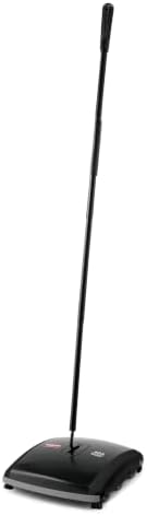 Rubbermaid Commercial Products Executive Series 7.5" Dual-Action Bristle Mechanical Sweeper, Cordless, Black, Collects Dust, Dirt, and Debris from Hard Floors and Carpet by RubbermaidCommercialProducts
