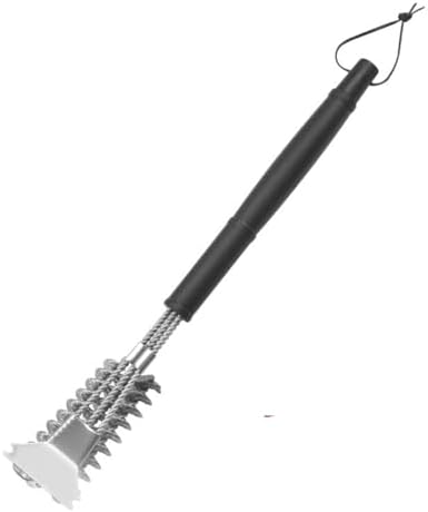 Stainless Steel Cleaning Brush, Kitchen Cleaning Tools, Pot Bottom Cleaning, Steel Wire Brush with Shovel, Steel Wire Brush for Oven Barbecue mesh - Image 2