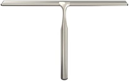 Better Living Deluxe XL Shower Squeegee, 12” Blade, Brushed Nickel - Image 2