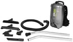 Atrix Ergo Pro Backpack Vacuum Cleaner, 8-Quart HEPA Filtration, 1400W Motor, 106 CFM Suction, Lightweight & Quiet 72 dB, Includes Hose, Wand, Carpet/Hard Floor/Upholstery/Crevice Tools by Atrix