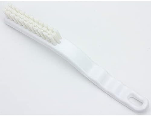 SPARTA Detail Brush Grout Brush, Crevice Brush with Hanging Hole for Bathroom, Kitchens, Countertop, Plastic, 9 Inches, White, (Pack of 6) - Image 5